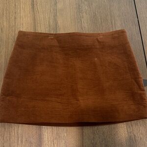 Zara Rust Mini Skirt